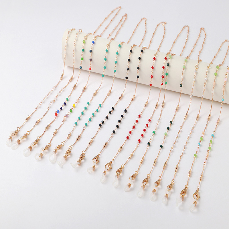 Mask Chain Holder - Einfache Liebe Block Naturstein Charme Anti-Rutsch-Masken