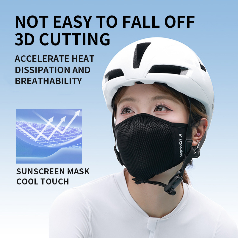 Anti Pollution Mask - YIQUAN Sport-Fahrradmaske – doppeltes atmungsaktives Netz,